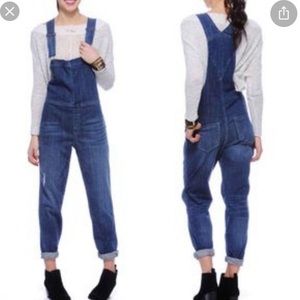 Denim Washed Overalls